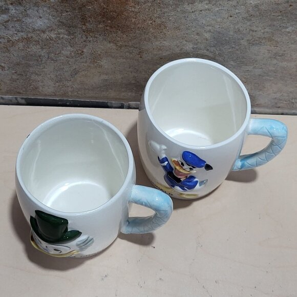 Donald Duck Ludwig Von Drake Disney Mugs 1961 RCA Victor Dealer Courtesy Gift - Picture 6 of 11
